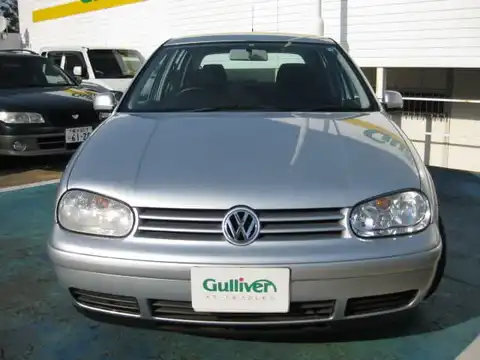 カタログ画像：ゴルフ （GOLF） Ｅ 2001年7月 GF-1JAVU 1600cc リフレックスシルバーメタリック 燃費11.6km / l フロント