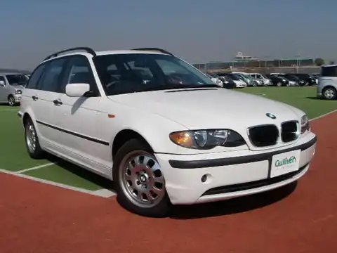 カタログ画像：３シリーズ （3 SERIES） ３１８ｉツーリング 2004年4月 GH-AY20 2000cc アルピン・ホワイトⅢ（ソリッド・カラー） 燃費10.8km / l メイン（その他）