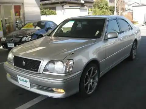 カタログ画像：クラウン （CROWN） アスリートＶ 2001年8月 GH-JZS171 2500cc シルバーメタリック 燃費9.2km / l 外装