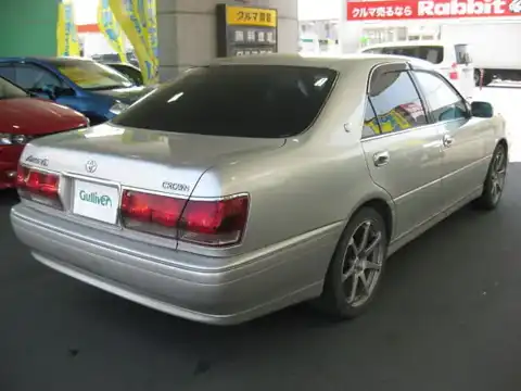 カタログ画像：クラウン （CROWN） アスリートＶ 2001年8月 GH-JZS171 2500cc シルバーメタリック 燃費9.2km / l 外装