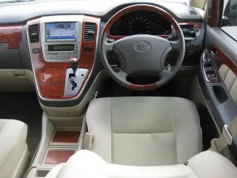 カタログ画像：アルファードＧ （ALPHARD G） ＡＸ トレゾア・アルカンターラバージョン 2004年6月 CBA-ANH10W 2400cc ブラックマイカ 燃費9.7km / l 内装