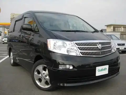 カタログ画像：アルファードＧ （ALPHARD G） ＡＸ トレゾア・アルカンターラバージョン 2004年6月 CBA-ANH15W 2400cc ブラックマイカ 燃費9.4km / l メイン（その他）