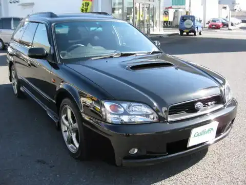 カタログ画像：レガシィツーリングワゴン （LEGACY TOURING WAGON） ＧＴ 2002年5月 TA-BH5 2000cc ブラックトパーズ・マイカ 燃費10.6km / l メイン（その他）