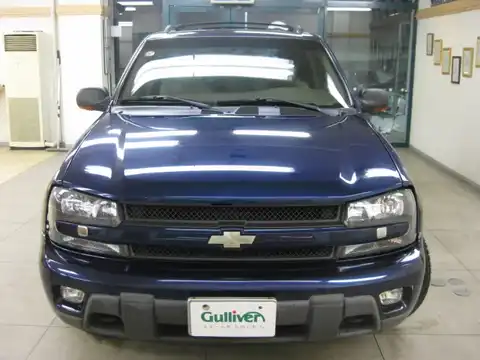 カタログ画像：シボレートレイルブレイザー （CHEVROLET TRAILBLAZER） ＬＴＺ 2004年4月 GH-T360 4200cc インディゴブルーメタリック 燃費6.5km / l フロント