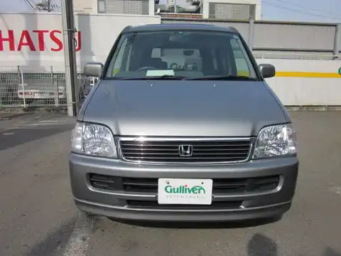 カタログ画像：ステップワゴン （STEPWAGON） デラクシー フィールドデッキ 回転対座シート 2000年8月 GF-RF1 2000cc グレースシルバー・メタリック 燃費10.6km / l フロント