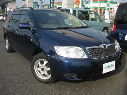 カタログ画像：カローラフィールダー （COROLLA FIELDER） Ｘ Ｇエディション 2004年4月 CBA-NZE121G 1500cc ダークブルーマイカメタリック 燃費17.2km / l メイン（その他）