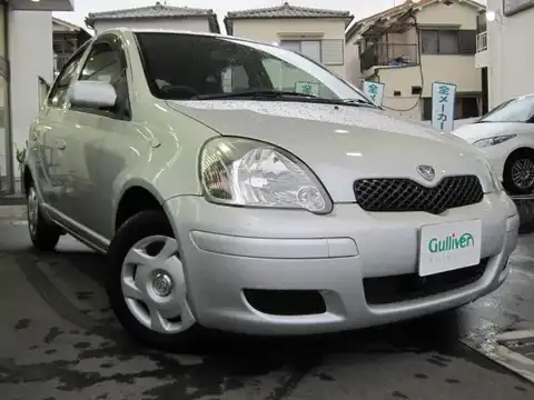 カタログ画像：ヴィッツ （VITZ） Ｕ 2003年8月 UA-SCP13 1300cc シルバーマイカメタリック 燃費23.5km / l メイン（その他）