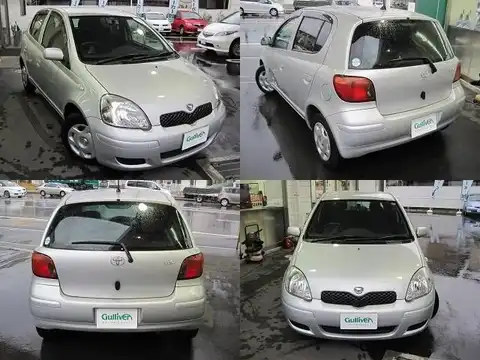 カタログ画像：ヴィッツ （VITZ） Ｕ 2003年8月 UA-SCP13 1300cc シルバーマイカメタリック 燃費23.5km / l 外装