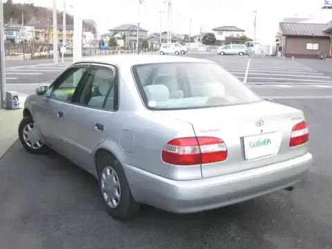 カタログ画像：カローラ （COROLLA） ＸＥサルーン リミテッド 1998年4月 GF-EE111 1300cc シルバーメタリック 燃費18.8km / l バック