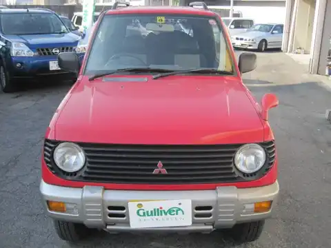 カタログ画像：パジェロミニ （PAJERO MINI） ＸＲ－Ⅱ 1996年1月 E-H51A 660cc モナコレッド（s）／シンフォニックシルバー（m）・2トーン フロント