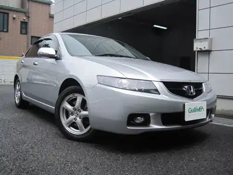 カタログ画像：アコード （ACCORD） ２４Ｔ 2002年10月 LA-CL9 2400cc サテンシルバー・メタリック 燃費12.0km / l メイン（その他）