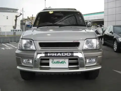 カタログ画像：ランドクルーザープラド （LAND CRUISER PRADO） ＴＸ パッケージⅡ 1998年1月 E-VZJ95W 3400cc クリスタルシルバーパールメタリック 燃費7.6km / l メイン