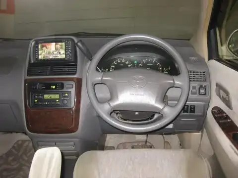 カタログ画像：ガイア （GAIA） ガイア Ｇパッケージ 1998年5月 GF-SXM15G 2000cc ホワイトパールマイカ 燃費10.8km / l 内装