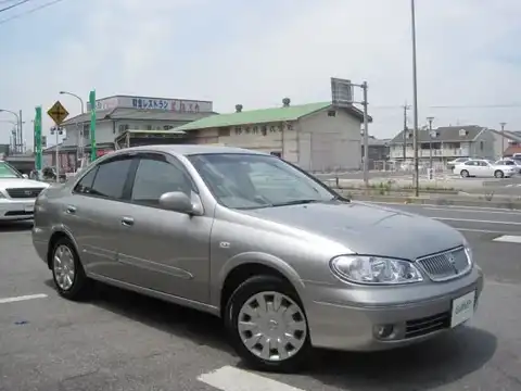 カタログ画像：ブルーバードシルフィ （BLUEBIRD SYLPHY） １８Ｖｉ ７０ｔｈ 2003年5月 UA-QG10 1800cc チタニウムシルバー（Ｍ） 燃費16.0km / l メイン（その他）