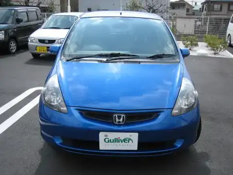 カタログ画像：フィット （FIT） Ａ 2004年4月 DBA-GD2 1300cc ビビッドブルーパール 燃費20.0km / l フロント