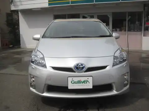 カタログ画像：プリウス （PRIUS） Ｓツーリングセレクション 2009年5月 DAA-ZVW30 1800cc シルバーメタリックorアイスバーグシルバーマイカメタリック 燃費35.5km / l フロント