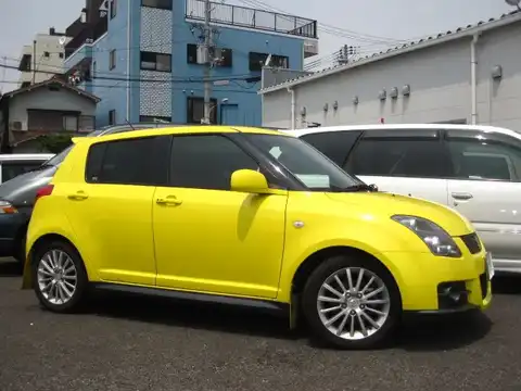 カタログ画像：スイフト （SWIFT） スポーツ 2009年5月 CBA-ZC31S 1600cc チャンピオンイエロー４ 燃費14.6km / l 外装