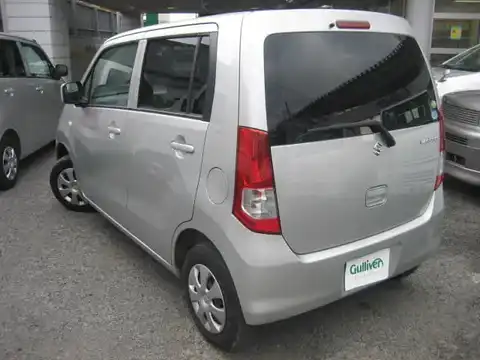 カタログ画像：ワゴンＲ （WAGON R） ＦＸ 2010年5月 DBA-MH23S 660cc シルキーシルバーメタリック 燃費19.0km / l バック