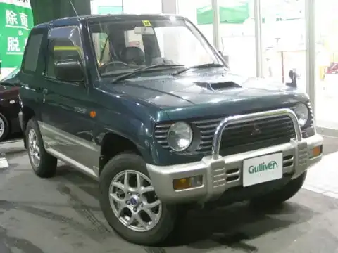 カタログ画像：パジェロミニ （PAJERO MINI） ＸＲ－Ⅱ 1996年1月 E-H51A 660cc キルダーグリーン（p）／シンフォニックシルバー（m）・2トーン メイン（その他）