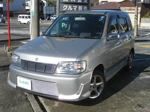 カタログ画像：キューブ （CUBE） ライダー ハイパーＣＶＴ－Ｍ６ 2000年9月 TA-ANZ10 1300cc ソニックシルバー（Ｍ） 燃費14.6km / l 外装