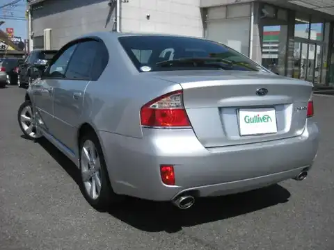 カタログ画像：レガシィＢ４ （LEGACY B4） ２．０ＧＴスペックＢ 2006年5月 CBA-BL5 2000cc ブリリアントシルバー・メタリック 燃費12.0km / l バック