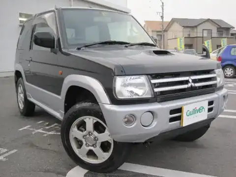 カタログ画像：パジェロミニ （PAJERO MINI） ＶＲ 2005年12月 ABA-H58A 660cc ブラックマイカ／クールシルバーメタリック・２トーン メイン（その他）