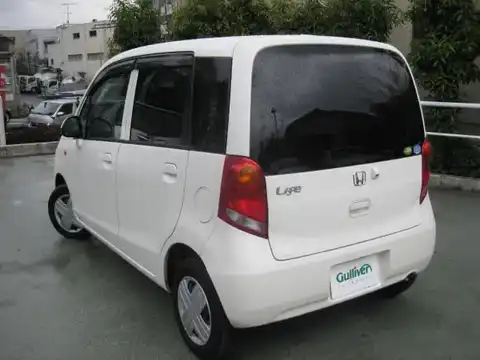 カタログ画像：ライフ （LIFE） Ｇ 2009年6月 CBA-JC2 660cc プレミアムホワイト・パール 燃費19.4km / l バック