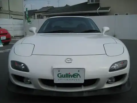 カタログ画像：ＲＸ－７ （RX-7） タイプＲＢ 1999年1月 GF-FD3S 1400cc チェイストホワイト 燃費8.1km / l フロント