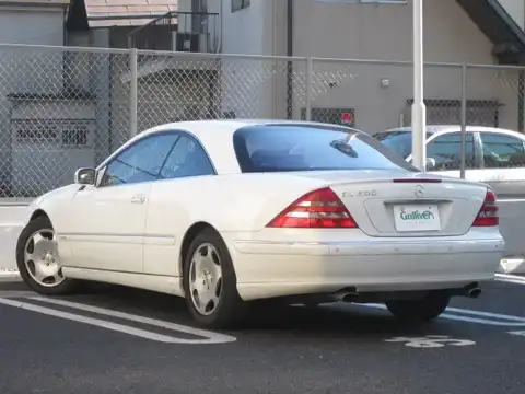 カタログ画像：ＣＬ （CL） ＣＬ６００ 1999年10月 GF-215378 5800cc フィアンホワイト 燃費6.3km / l バック