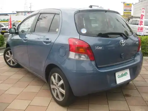 カタログ画像：ヴィッツ （VITZ） アイル 2007年8月 DBA-SCP90 1300cc グレイッシュブルーマイカメタリック 燃費19.6km / l バック