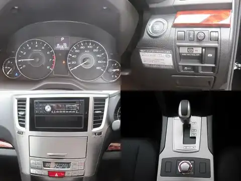 カタログ画像：レガシィツーリングワゴン （LEGACY TOURING WAGON） ２．５ｉ Ｌパッケージ 2011年6月 DBA-BR9 2500cc クリスタルブラック・シリカ 燃費13.2km / l 内装