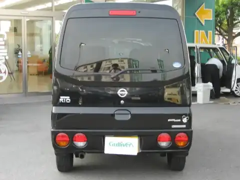 カタログ画像：クリッパーリオ （CLIPPER RIO） Ｅ スペシャルパック装着車 2008年12月 CBA-U71W 660cc ブラック（Ｐ） バック