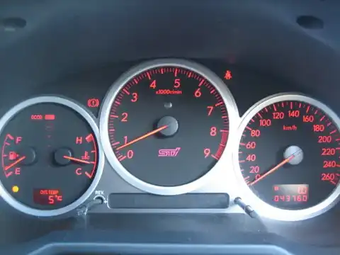 カタログ画像：インプレッサ （IMPREZA） ＷＲＸ ＳＴｉ 2004年4月 GH-GDB 2000cc ＷＲブルー・マイカ 燃費10.4km / l 内装