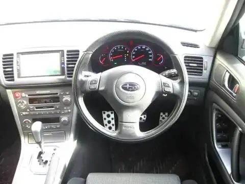 カタログ画像：レガシィツーリングワゴン （LEGACY TOURING WAGON） ２．０ｉ 2008年5月 CBA-BP5 2000cc ニューポートブルー・パール 燃費14.0km / l 内装