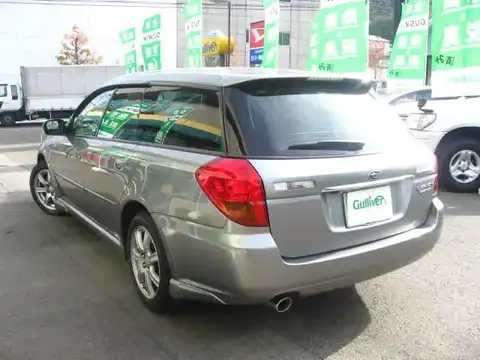 カタログ画像：レガシィツーリングワゴン （LEGACY TOURING WAGON） ２．０ｉ 2007年5月 CBA-BP5 2000cc ダイヤモンドグレー・メタリック 燃費14.0km / l バック