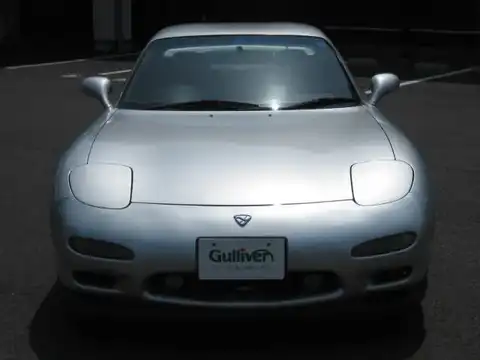 カタログ画像：アンフィニＲＸ－７ （EFINI RX-7） タイプＲＳ 1996年1月 E-FD3S 1400cc シルバーストーンメタリック 燃費7.2km / l フロント