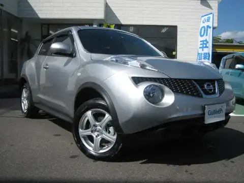 カタログ画像：ジューク （JUKE） １５ＲＸ 2010年6月 DBA-YF15 1500cc ダイヤモンドシルバー（Ｍ） 燃費17.2km / l メイン（その他）