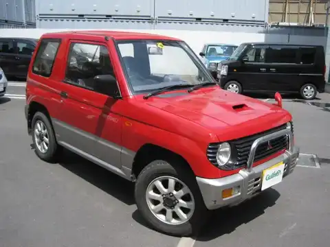 カタログ画像：パジェロミニ （PAJERO MINI） ＶＲ－Ⅱ 1996年6月 E-H56A 660cc パルマーレッド（Ｓ）／シンフォニックシルバー（Ｍ）・２トーン メイン（その他）