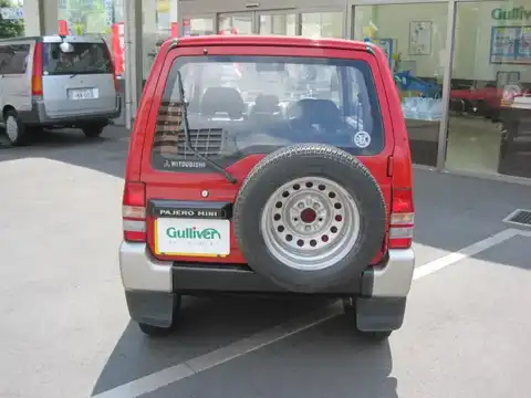 カタログ画像：パジェロミニ （PAJERO MINI） ＶＲ－Ⅱ 1996年6月 E-H56A 660cc パルマーレッド（Ｓ）／シンフォニックシルバー（Ｍ）・２トーン 内装