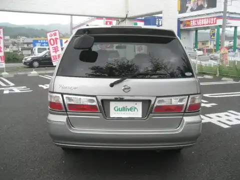 カタログ画像：プレサージュ （PRESAGE） Ｃ 2001年8月 TA-TNU30 2500cc ダイヤモンドシルバー（Ｍ） 燃費10.2km / l バック