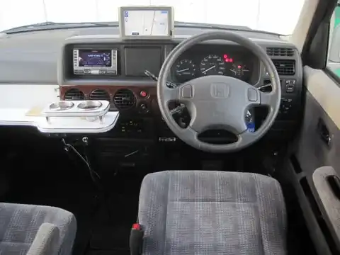 カタログ画像：ステップワゴン （STEPWAGON） Ｎ ５人乗り ポップアップシート 2000年8月 GF-RF1 2000cc タフタホワイト 燃費11.4km / l 内装