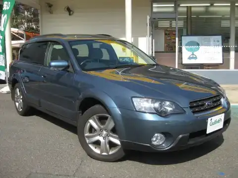 カタログ画像：レガシィアウトバック （LEGACY OUTBACK） ２．５ｉ 2004年4月 UA-BP9 2500cc アトランティックブルー・パール 燃費13.0km / l メイン（その他）