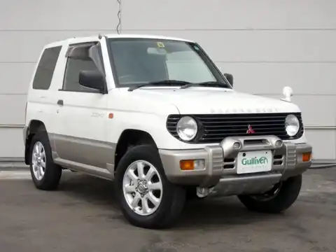 カタログ画像：パジェロミニ （PAJERO MINI） ＸＲ－Ⅰ 1996年6月 E-H51A 660cc フェアリーホワイト（Ｓ）／シンフォニックシルバー（Ｍ）・２トーン メイン（その他）