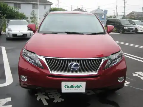 カタログ画像：ＲＸ （RX） ＲＸ４５０ｈ 2011年6月 DAA-GYL15W 3500cc レッドマイカクリスタルシャイン 燃費16.8km / l フロント