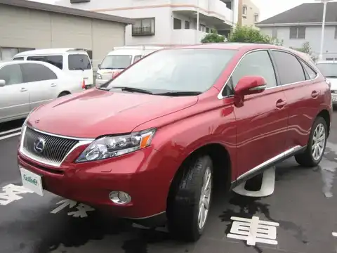 カタログ画像：ＲＸ （RX） ＲＸ４５０ｈ 2009年10月 DAA-GYL10W 3500cc レッドマイカクリスタルシャイン 燃費17.4km / l 外装