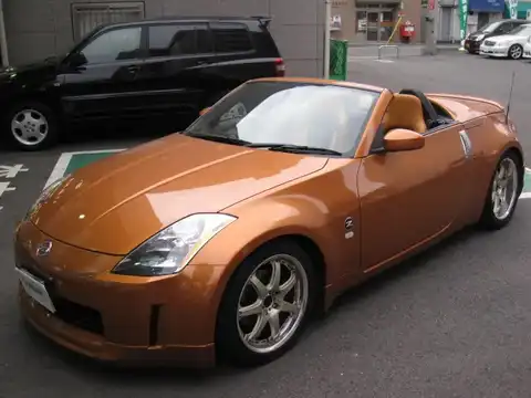 カタログ画像：フェアレディＺ （FAIRLADY Z） ロードスターバージョンＴ 2004年9月 CBA-HZ33 3500cc サンセットオレンジ（ＰＭ） 燃費8.6km / l 外装