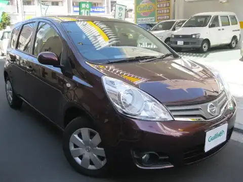 カタログ画像：ノート （NOTE） １５Ｇ 2009年4月 DBA-E11 1500cc フランボワーズレッド（２Ｐ） 燃費18.0km / l メイン（その他）