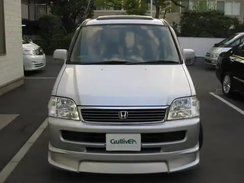 カタログ画像：ステップワゴン （STEPWAGON） デラクシー２ フィールドデッキ ポップアップシート 2000年8月 GF-RF1 2000cc ライトニングシルバー・メタリック 燃費10.6km / l フロント