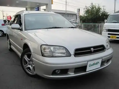 カタログ画像：レガシィツーリングワゴン （LEGACY TOURING WAGON） ＴＳタイプＲ リミテッド 1998年11月 GF-BH5 2000cc アークティックシルバー・メタリック 燃費11.8km / l メイン（その他）