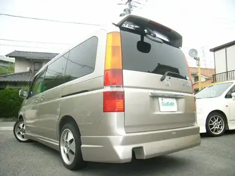 カタログ画像：ステップワゴン （STEPWAGON） Ｋ 2002年10月 LA-RF4 2000cc マーブルベージュ・パール 燃費11.8km / l 外装